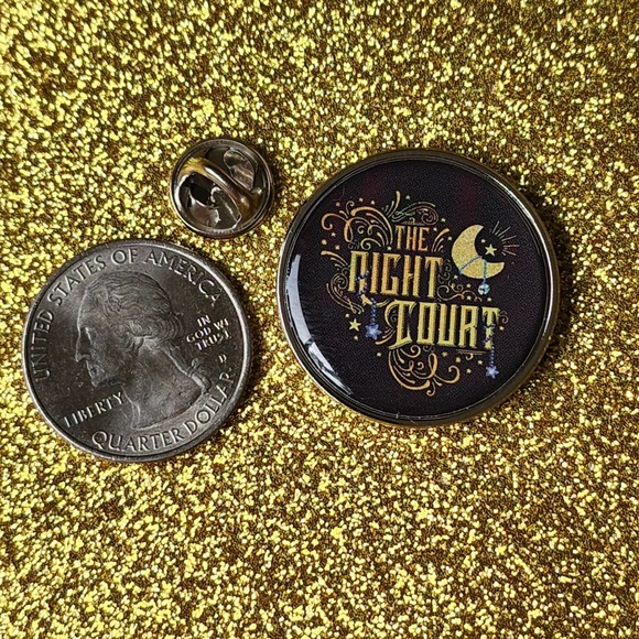 3/$20 The Night Court ACOTAR ACOWAR Sarah J Maas Book Enamel Pin - Picture 2 of 2